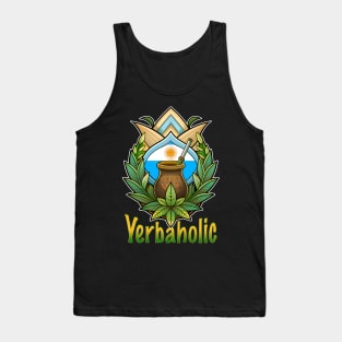 Yerbaholic Retro Bombilla for Argentinian Yerba Mate Tea Lovers Tank Top